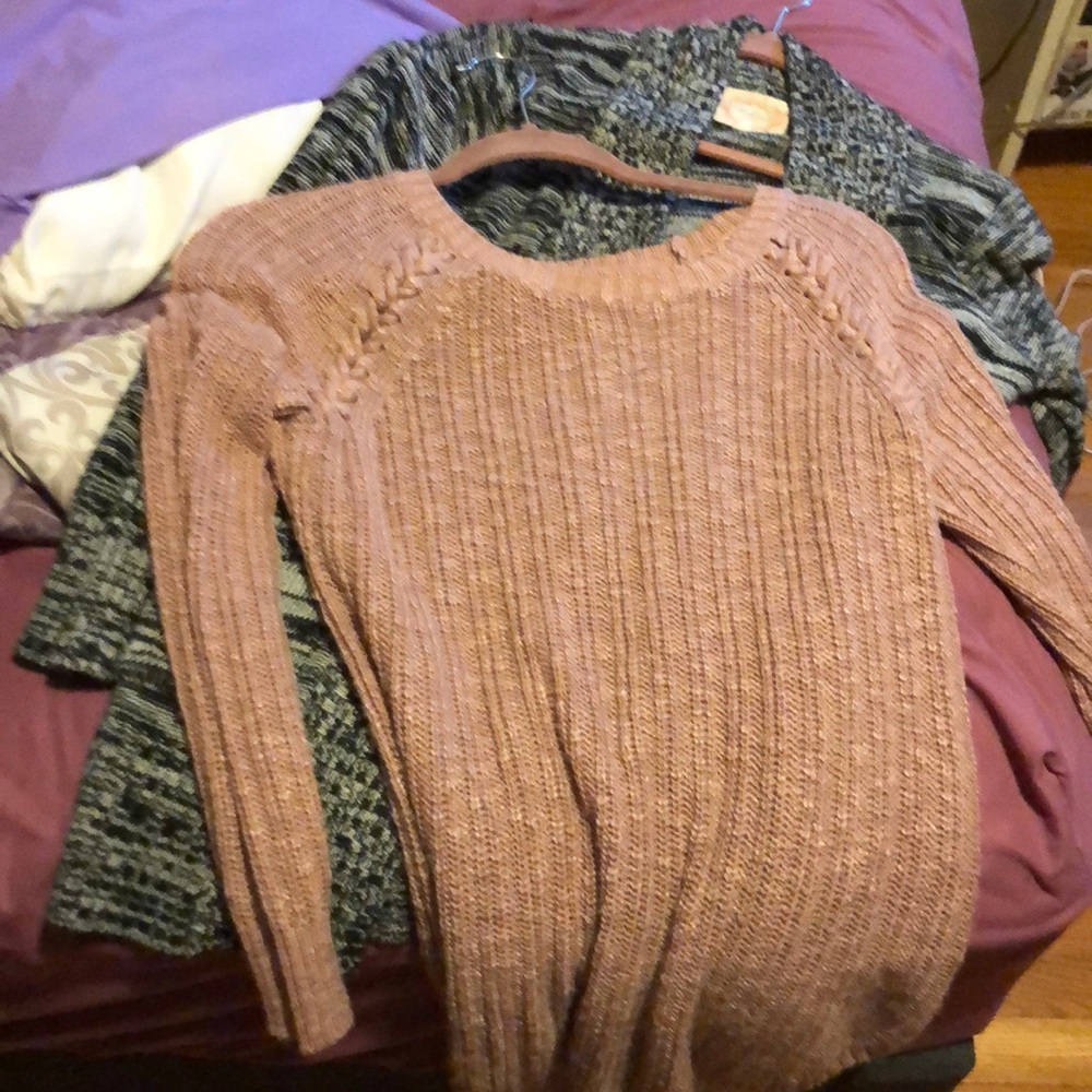 Pink sweater
